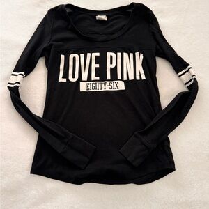 Victoria's Secret Black Long Sleeve Shirt